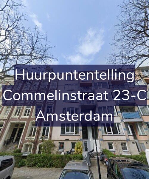Foto gevel Huurpuntentelling voor Commelinstraat 23-C, Amsterdam