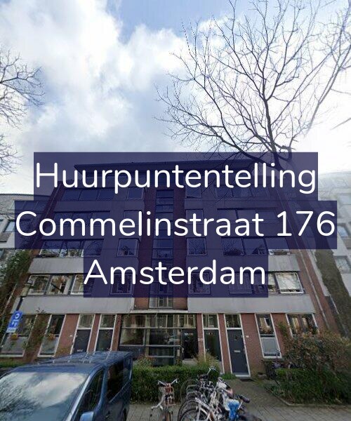 Foto gevel Huurpuntentelling voor Commelinstraat 176, Amsterdam