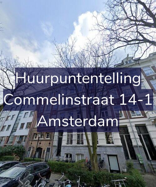 Foto gevel Huurpuntentelling voor Commelinstraat 14-1, Amsterdam