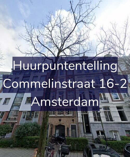 Foto gevel Huurpuntentelling voor Commelinstraat 16-2, Amsterdam