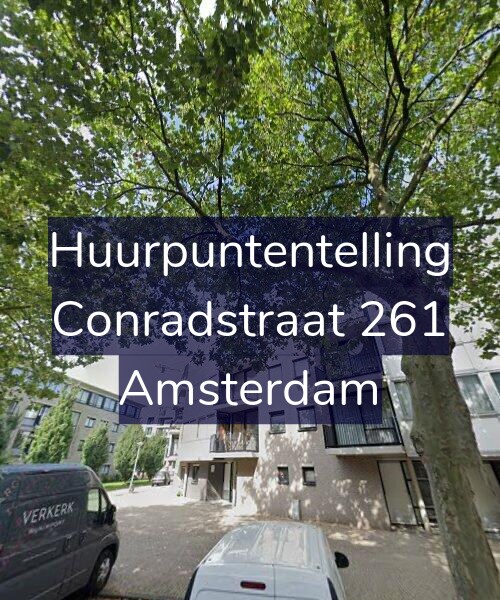 Foto gevel Huurpuntentelling voor Conradstraat 261, Amsterdam