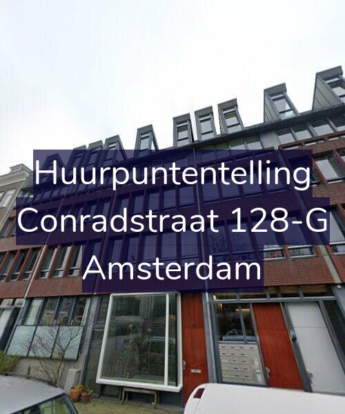 Foto gevel Huurpuntentelling voor Conradstraat 128-G, Amsterdam