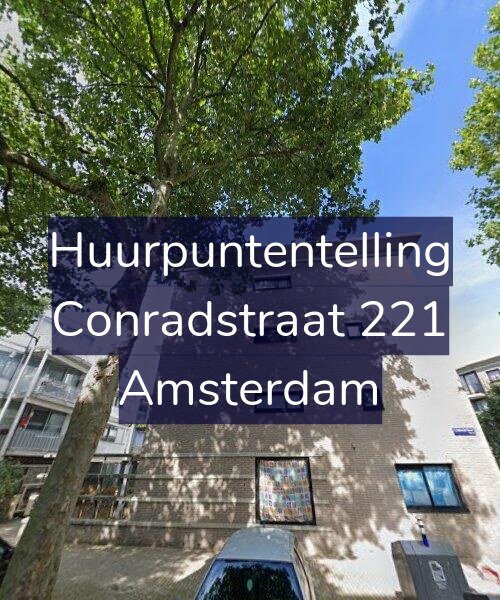 Foto gevel Huurpuntentelling voor Conradstraat 221, Amsterdam