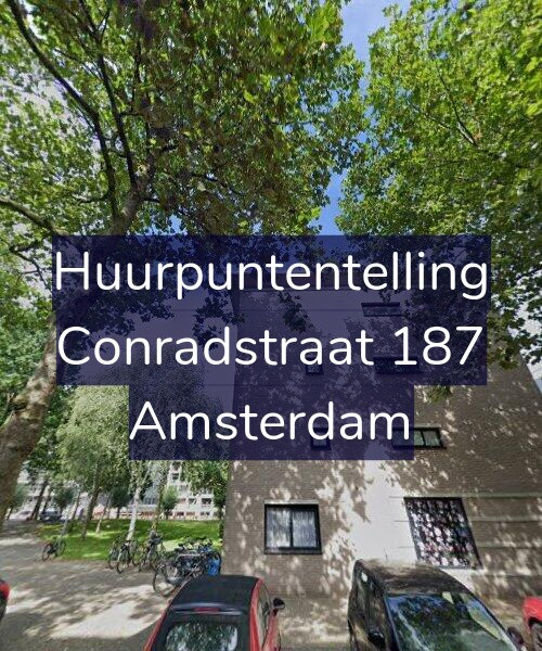 Foto gevel Huurpuntentelling voor Conradstraat 187, Amsterdam