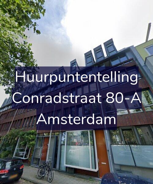 Foto gevel Huurpuntentelling voor Conradstraat 80-A, Amsterdam