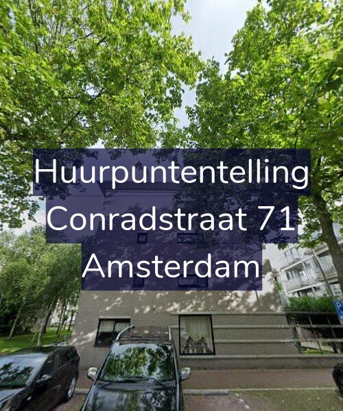 Foto gevel Huurpuntentelling voor Conradstraat 71, Amsterdam