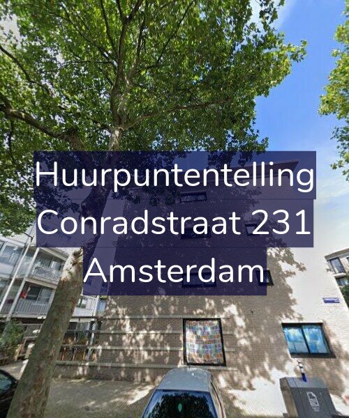 Foto gevel Huurpuntentelling voor Conradstraat 231, Amsterdam