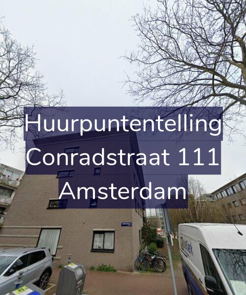 Foto gevel Huurpuntentelling voor Conradstraat 111, Amsterdam
