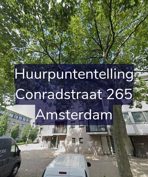 Foto gevel Huurpuntentelling voor Conradstraat 265, Amsterdam