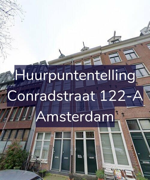 Foto gevel Huurpuntentelling voor Conradstraat 122-A, Amsterdam