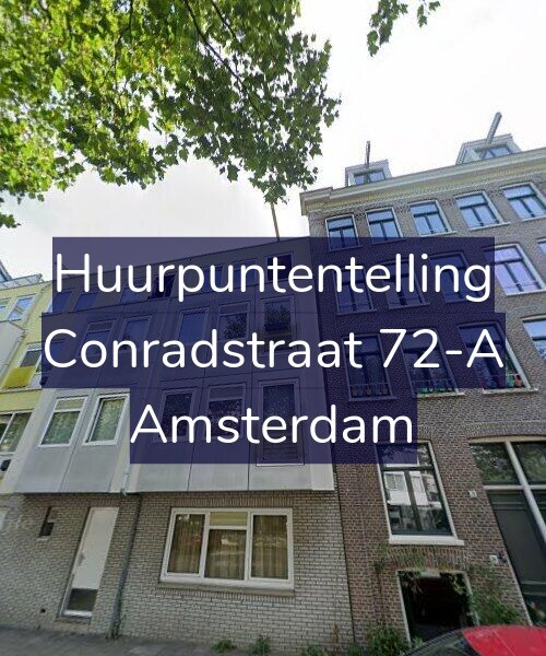 Foto gevel Huurpuntentelling voor Conradstraat 72-A, Amsterdam