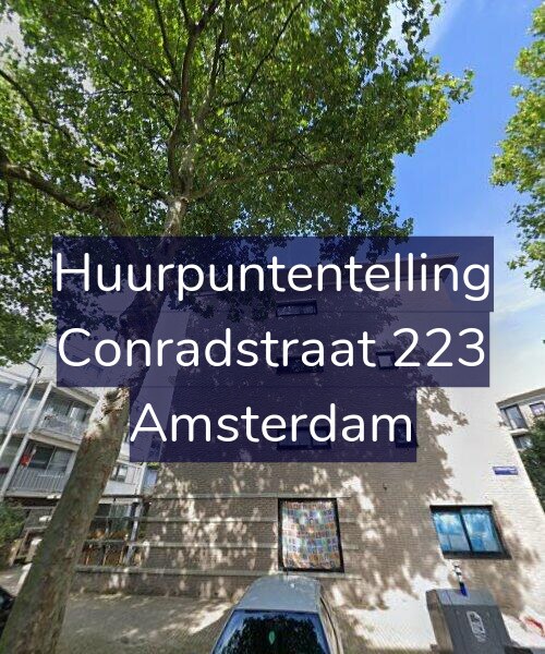 Foto gevel Huurpuntentelling voor Conradstraat 223, Amsterdam