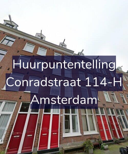Foto gevel Huurpuntentelling voor Conradstraat 114-H, Amsterdam