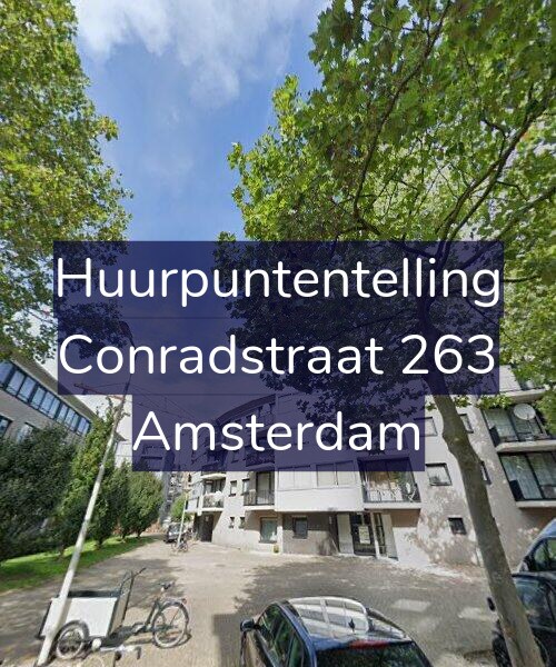 Foto gevel Huurpuntentelling voor Conradstraat 263, Amsterdam