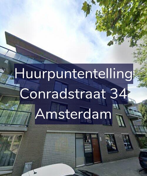 Foto gevel Huurpuntentelling voor Conradstraat 34, Amsterdam