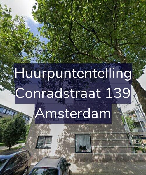 Foto gevel Huurpuntentelling voor Conradstraat 139, Amsterdam