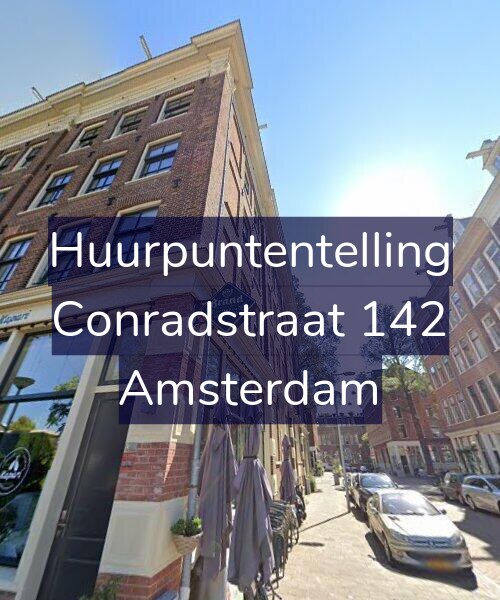 Foto gevel Huurpuntentelling voor Conradstraat 142, Amsterdam