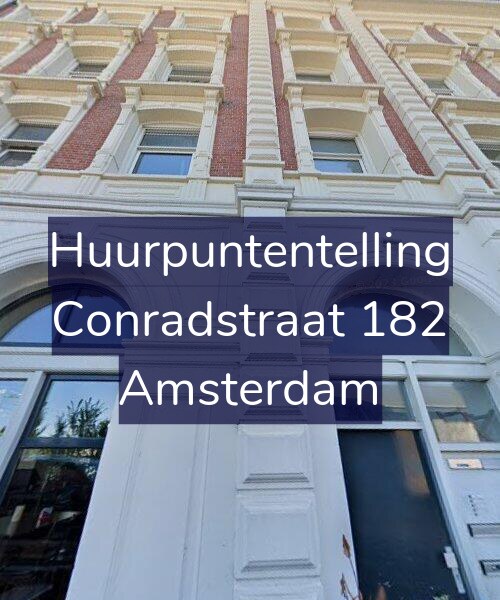 Foto gevel Huurpuntentelling voor Conradstraat 182, Amsterdam