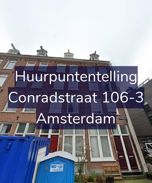 Foto gevel Huurpuntentelling voor Conradstraat 106-3, Amsterdam
