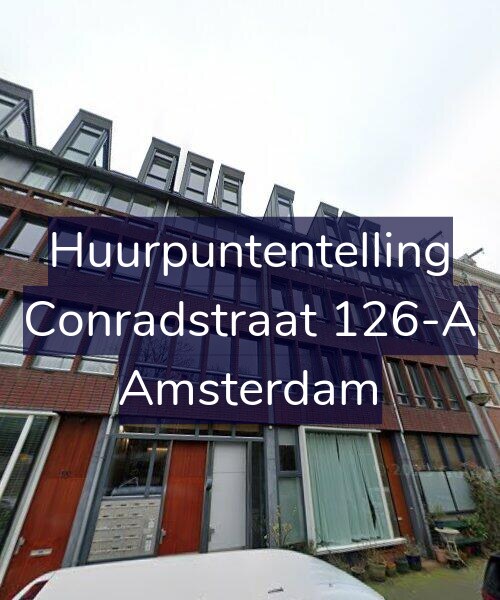 Foto gevel Huurpuntentelling voor Conradstraat 126-A, Amsterdam