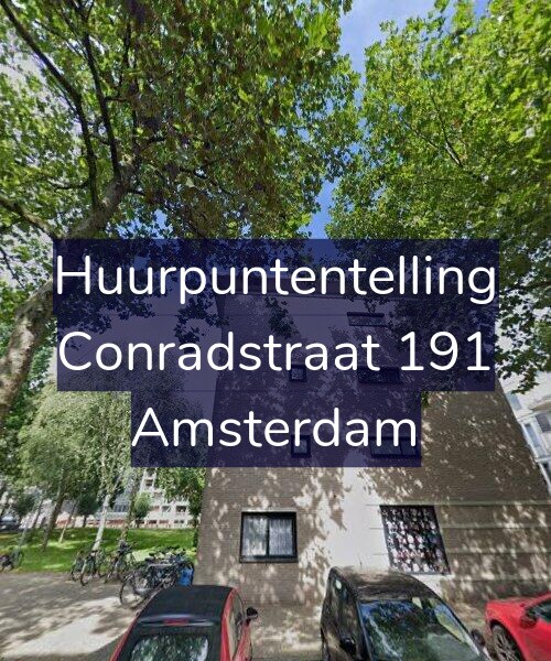Foto gevel Huurpuntentelling voor Conradstraat 191, Amsterdam