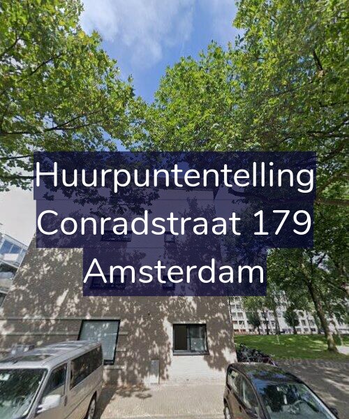 Foto gevel Huurpuntentelling voor Conradstraat 179, Amsterdam