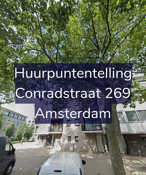 Foto gevel Huurpuntentelling voor Conradstraat 269, Amsterdam
