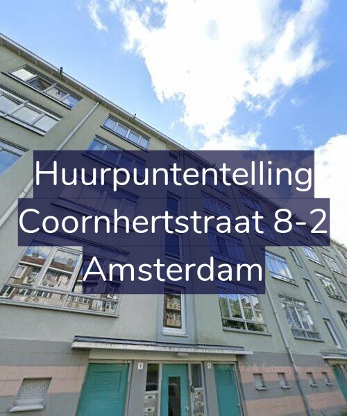 Foto gevel Huurpuntentelling voor Coornhertstraat 8-2, Amsterdam