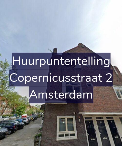 Foto gevel Huurpuntentelling voor Copernicusstraat 2, Amsterdam