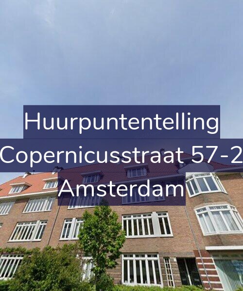 Foto gevel Huurpuntentelling voor Copernicusstraat 57-2, Amsterdam