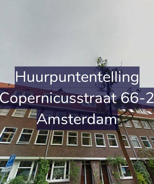 Foto gevel Huurpuntentelling voor Copernicusstraat 66-2, Amsterdam