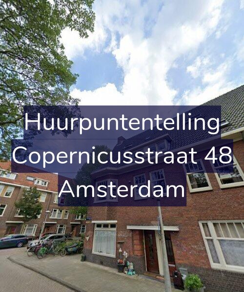 Foto gevel Huurpuntentelling voor Copernicusstraat 48, Amsterdam