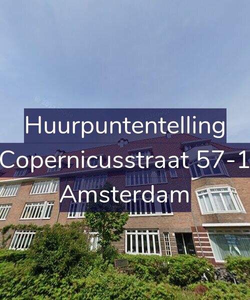 Foto gevel Huurpuntentelling voor Copernicusstraat 57-1, Amsterdam