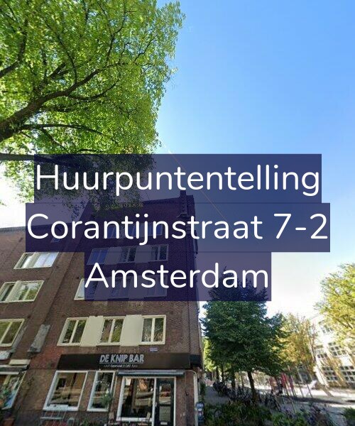 Foto gevel Huurpuntentelling voor Corantijnstraat 7-2, Amsterdam