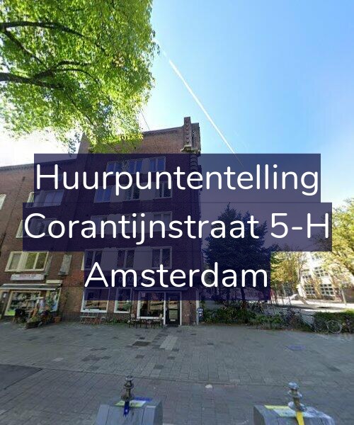 Foto gevel Huurpuntentelling voor Corantijnstraat 5-H, Amsterdam