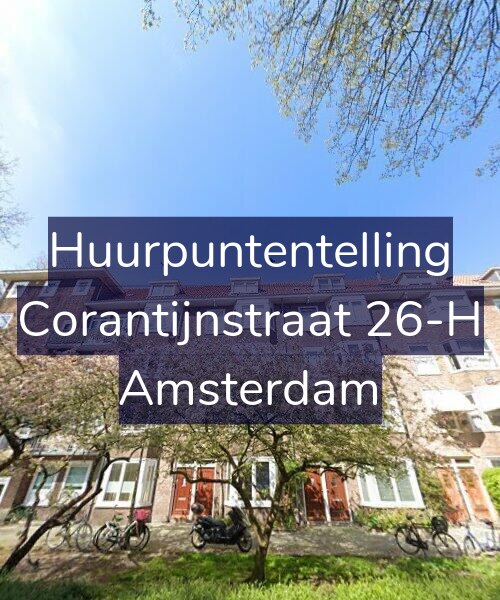 Foto gevel Huurpuntentelling voor Corantijnstraat 26-H, Amsterdam