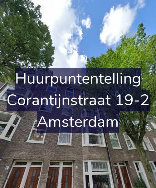 Foto gevel Huurpuntentelling voor Corantijnstraat 19-2, Amsterdam