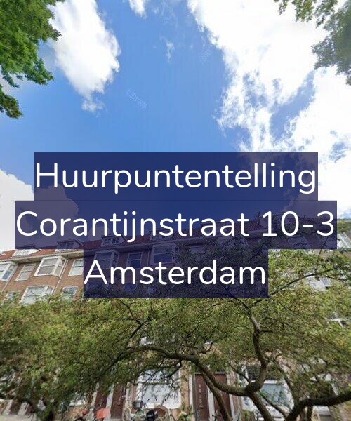 Foto gevel Huurpuntentelling voor Corantijnstraat 10-3, Amsterdam