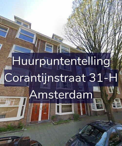 Foto gevel Huurpuntentelling voor Corantijnstraat 31-H, Amsterdam