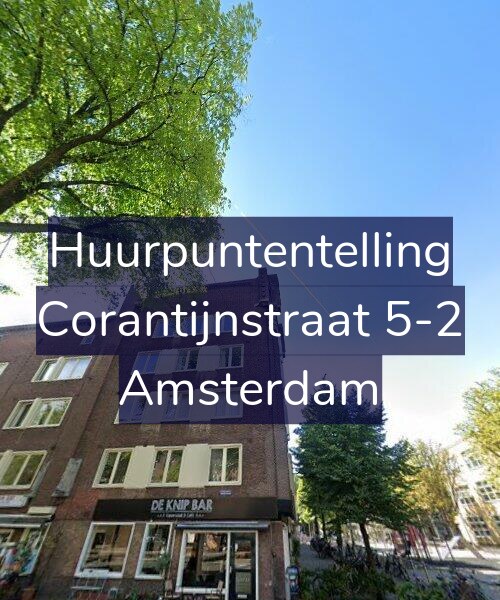 Foto gevel Huurpuntentelling voor Corantijnstraat 5-2, Amsterdam