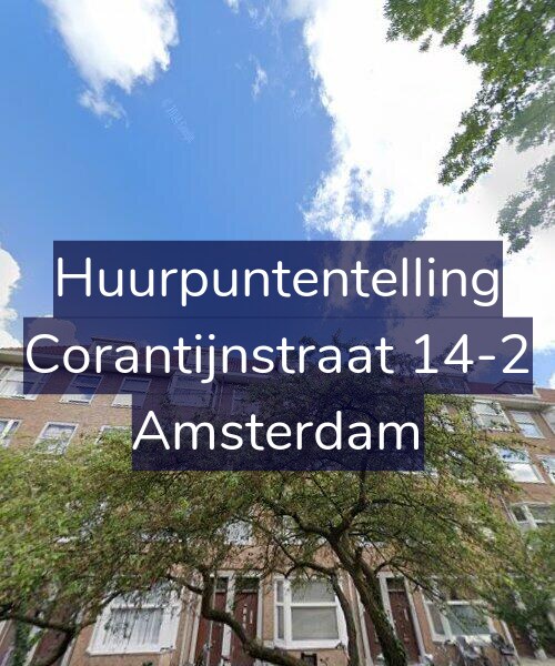 Foto gevel Huurpuntentelling voor Corantijnstraat 14-2, Amsterdam