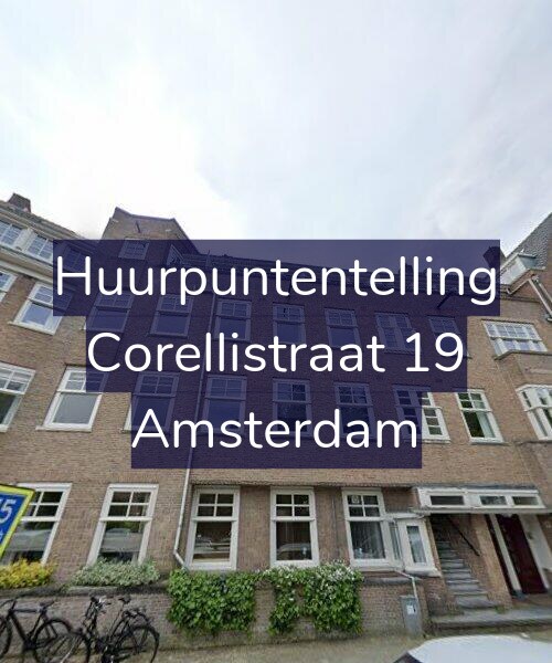 Foto gevel Huurpuntentelling voor Corellistraat 19, Amsterdam