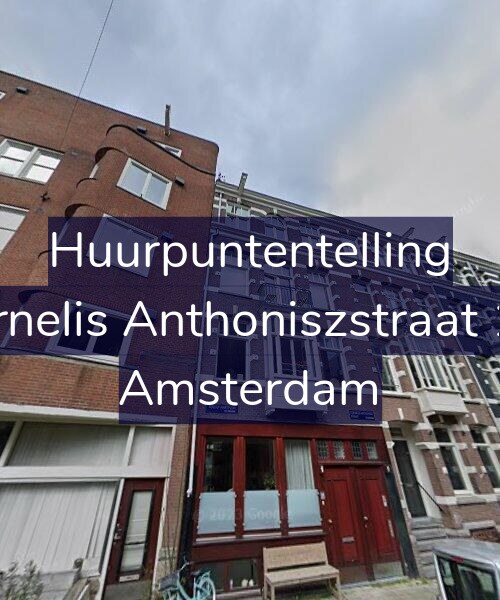 Foto gevel Huurpuntentelling voor Cornelis Anthoniszstraat 1-3, Amsterdam