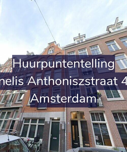 Foto gevel Huurpuntentelling voor Cornelis Anthoniszstraat 49-1, Amsterdam