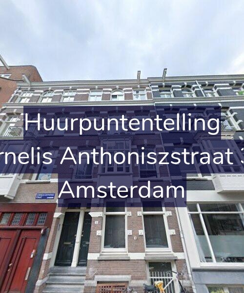 Foto gevel Huurpuntentelling voor Cornelis Anthoniszstraat 3-1, Amsterdam