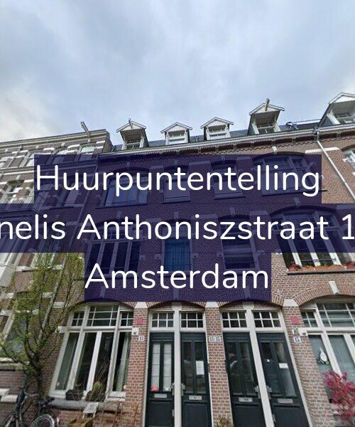Foto gevel Huurpuntentelling voor Cornelis Anthoniszstraat 13-1, Amsterdam