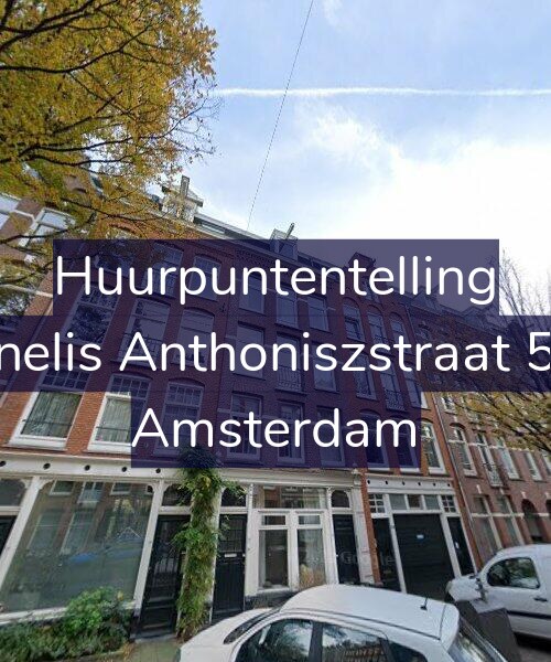 Foto gevel Huurpuntentelling voor Cornelis Anthoniszstraat 56-1, Amsterdam
