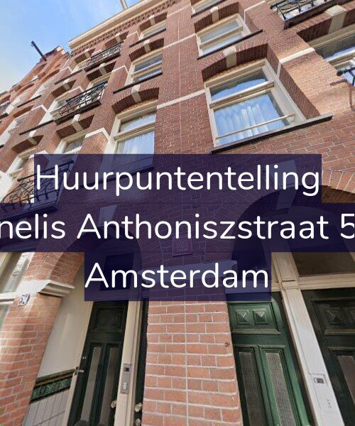 Foto gevel Huurpuntentelling voor Cornelis Anthoniszstraat 52-2, Amsterdam