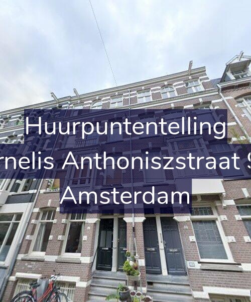 Foto gevel Huurpuntentelling voor Cornelis Anthoniszstraat 9-1, Amsterdam