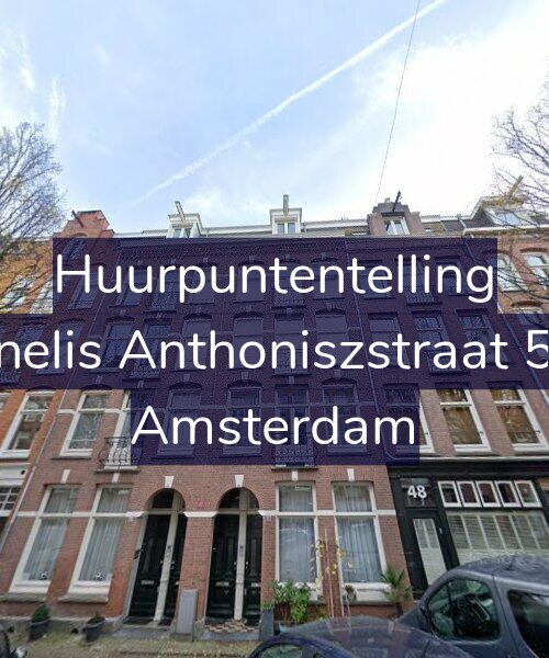 Foto gevel Huurpuntentelling voor Cornelis Anthoniszstraat 50-1, Amsterdam